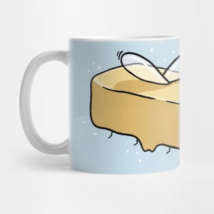 Too literal...Butter-fly. Fun Pun Digital Illustration Mug